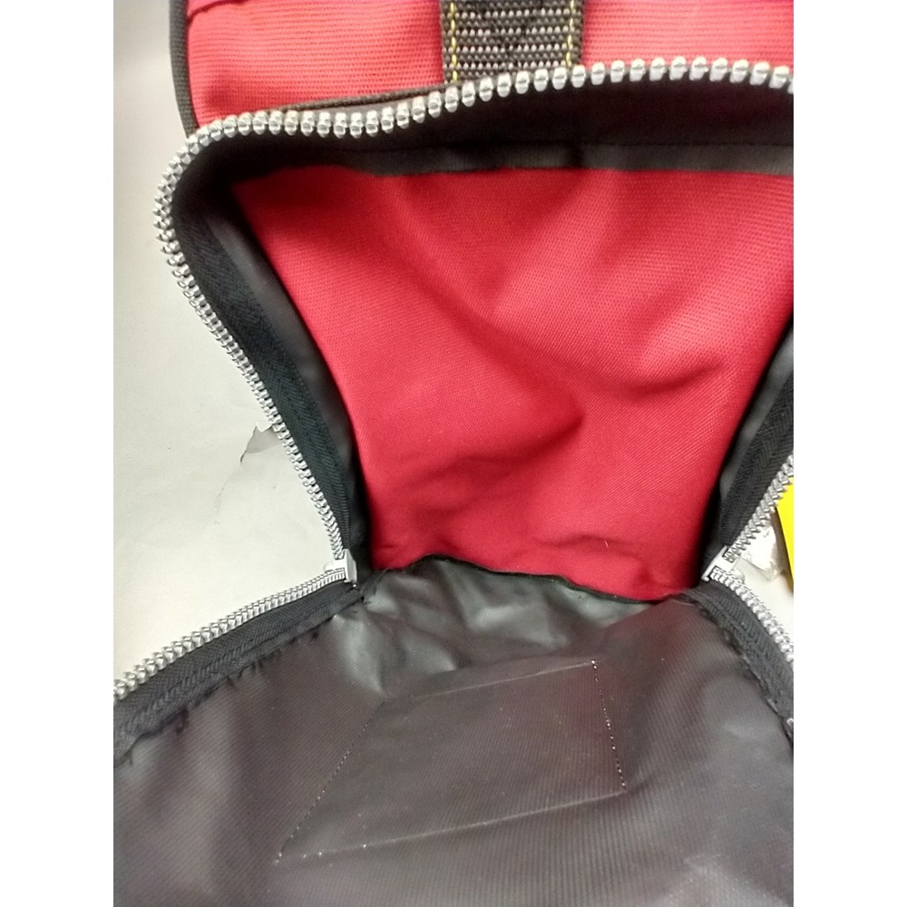 Salomon Equipe Ski Boot Bag Red Black Gear Carrier Adjustable Strap Vintage - Picture 10 of 14